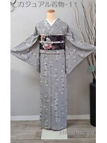 きものサロン すずめ屋&nbsp;レンタル番号　カジュアル着物-１1　撫子