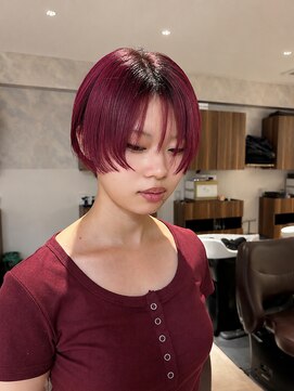 フェイス 石川町 (FACE) 色落ちまで楽しめる！透明感たっぷりのレッドヘア