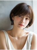 大人ナチュラルショートボブ