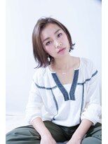 エール(a:le) 【a:le】切りっぱなしボブ 外ハネ