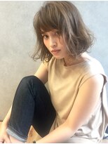 サンド 銀座(sand)&nbsp;new open sand銀座　リラックスボブ×グレージュ