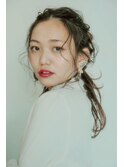 ヘアアレンジ/大人可愛い/モテ髪カタログ/小顔/ウルフカット