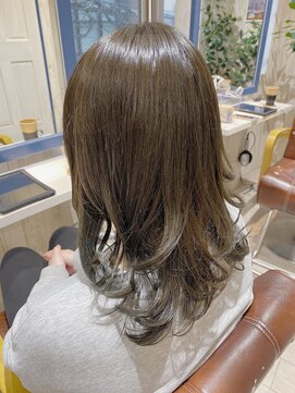 リオールヘア 北千住(LIOR.HAIR) レイヤースタイル×ブルーグレージュ