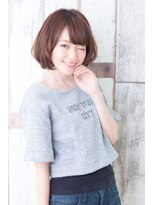 タイズ(ties) スタイリングが簡単！大人かわいい小顔ひし形ショートボブ