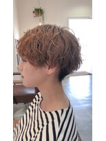 ソアヘアー(Soar hair)&nbsp;【Soar】デジタルパーマ×ツーブロックショート×ハイトーン