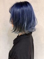 アイティー バイ アルバム 中野店(IT by ALBUM) ブルースカイ_セミウェットウェーブオリーブカラー_ba305461