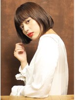 目力アップのシンプルボブ