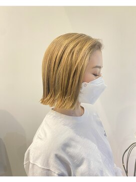 ロックワークオレンジ 西中島店(ROCK WORK ORANGE) 切りっぱなし* ハイトーンショート*