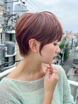 ロンド パルティール 大宮(Lond partir) 外ハネボブセクションカラーグラデーションカラーペールベージュ