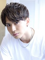 ソイクフ(SOY KUFU)&nbsp;【soy-kufu】MEN’SHAIR波巻きマッシュパーマハイライト