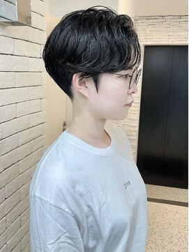 ヘアメイク シンズ レインボー(Hair Make SHIN'S RAINBOW) ショートボブ/大人巻き/ぷつっとボブ/ナチュラルモード/高松