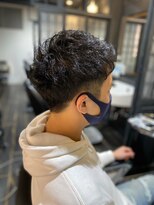 ルシードスタイル グローバルディー 稲毛店(LUCIDO STYLE GLOBAL.D)&nbsp;フェードカット 爽やか アップバング【稲毛】