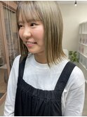 ★ハイトーン切りっぱなしボブ