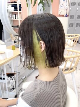 プネル(punel) インナー×ライムグリーン