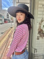 ユニ(uni)&nbsp;黒髪パーマ/黒髪パーマ/前髪パーマ/20代/30代/40代