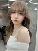 韓国カール顔周りレイヤーカットダブルカラー[熊本/上通/下通〕