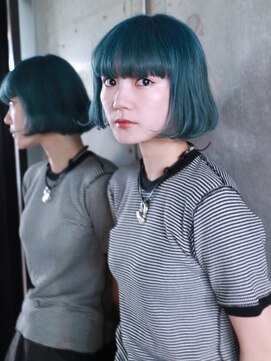 ランド(LAND) ボブ ブルー グリーン