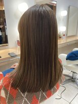 ルージュミュー(ROUGE mieux)&nbsp;ミルクティー×ミディアム×髪質改善トリートメント【茗荷谷駅】