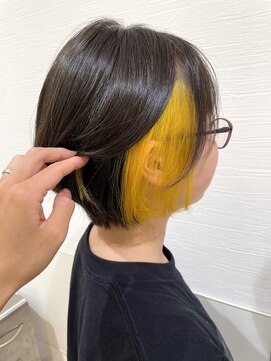 ケンジ 平塚 アネッタ(KENJE annetta) イヤリングカラー　イエロー