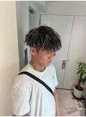 【メンズ】ハイライト×ツイストスパイラルパーマ