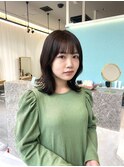 柔らかいブラウンカラー