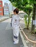 【8:00～】留袖・訪問着着付けヘアセット￥16,500→￥14,500