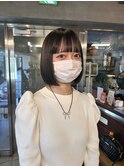ぱつっとストレートボブ