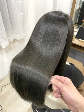 美髪専門サロン バイ マイル(美髪専門サロン by mile) 【髪質改善カラー】オリーブグレージュ