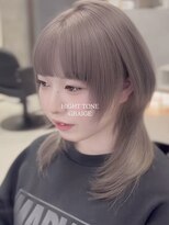 ジィルム(XELM)&nbsp;レイヤーカットミルクティーベージュケアブリーチダブルカラー