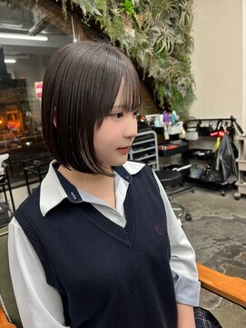 ヘアーグロウニコ(hair grow nico...) ぷつっとボブ×美髪ストレート