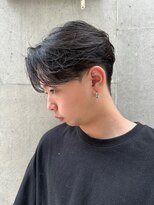 ニコ トウキョウ ヨコハマ(nico)&nbsp;メンズセンターパートウルフセンターパートニュアンスパーマ襟足