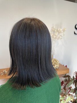 シー 浜松三方原店(She) 艶カラー　白髪ぼかしハイライト　３０代　４０代　５０代