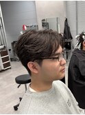 フェザーパーマ毛流れパーマ柏メンズカット柏メンズパーマ柏駅眉