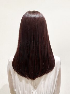 ピンクバイオレット艶カラー