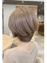 リファインド(REFINED)&nbsp;ひし形レイヤーショート／モカベージュ　村田