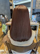 サンカリ SANKARI 船木店&nbsp;大人可愛いピンクベージュ。