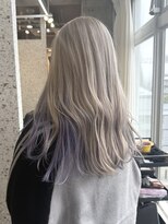 ラニヘアサロン(lani hair salon) ホワイトベージュ×ラベンダー