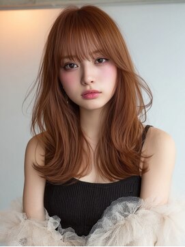 アジールヘア 池袋東口店(agir hair) 20代30代必見オレンジベージュ×ブリーチカラーレイヤー★