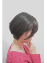 ミエル ヘア 新宿(miel hair) 大人可愛いダークグレージュ♪小顔マッシュボブ