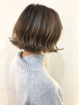 キアラ(Kchiara) バレイヤージュハイライトボブ/Kchiara川野直人