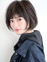 ヘアー センス 高崎店(hair SENSE) ふわ軽ショート×Wバング☆かわいいナチュラル 小顔ショートボブ