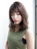 ルティア(Lutia)&nbsp;グレージュ ゆるふわウェーブ 大人可愛い★★