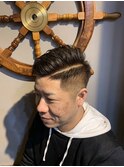 激しめアシメショート フェザーマッシュ  ソフトツーブロック