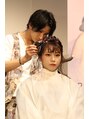 ウォーム(warm) メーカー主催のヘアショーに出させていただいた時の一枚です☆