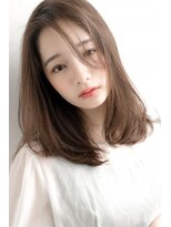 ルアナ ヘア アンド トリートメント(Luana)&nbsp;【Luana　難波】透け感ナチュラルベージュストレート