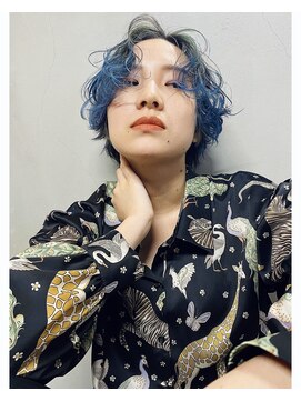 スティードトーキョー(Steed Tokyo) edgy color"blue" × classical wave【Steed/立川】