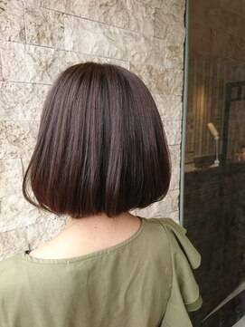 ウノプリール 京橋店(uno pulir) オリーブブラウンボブ