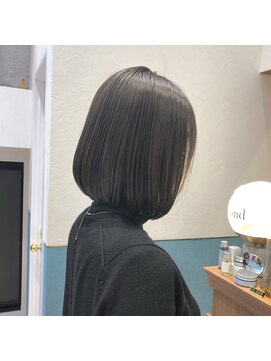 ロンド レグリーズ 立川(Lond leglise) 前下がりボブ/ラベンダーベージュ/小顔【深味信也】