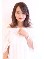 ワールドビューティビバルト 宝塚店(WORLD BEAUTY VIVALTO)&nbsp;小顔外ハネミディアムアッシュ20代30代40代くびれミディ