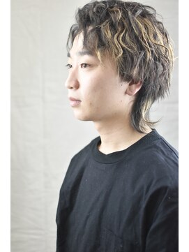 レ ギャルソン 仙台店(Les Garcons) 束感マッシュウルフツイストスパイラルアップバングメッシュ